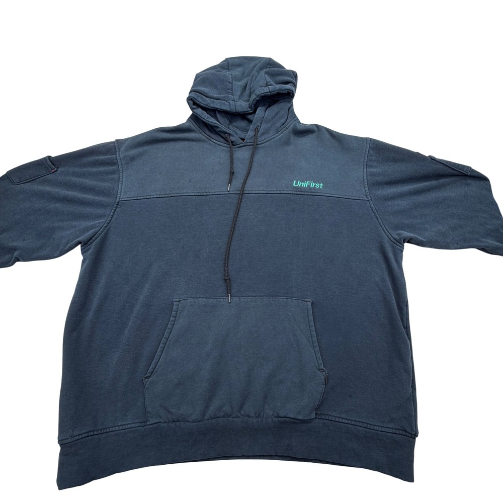 Bulwark FR Hoodie Mens XXL Navy Blue UniFirst Flame Resistant Workwear